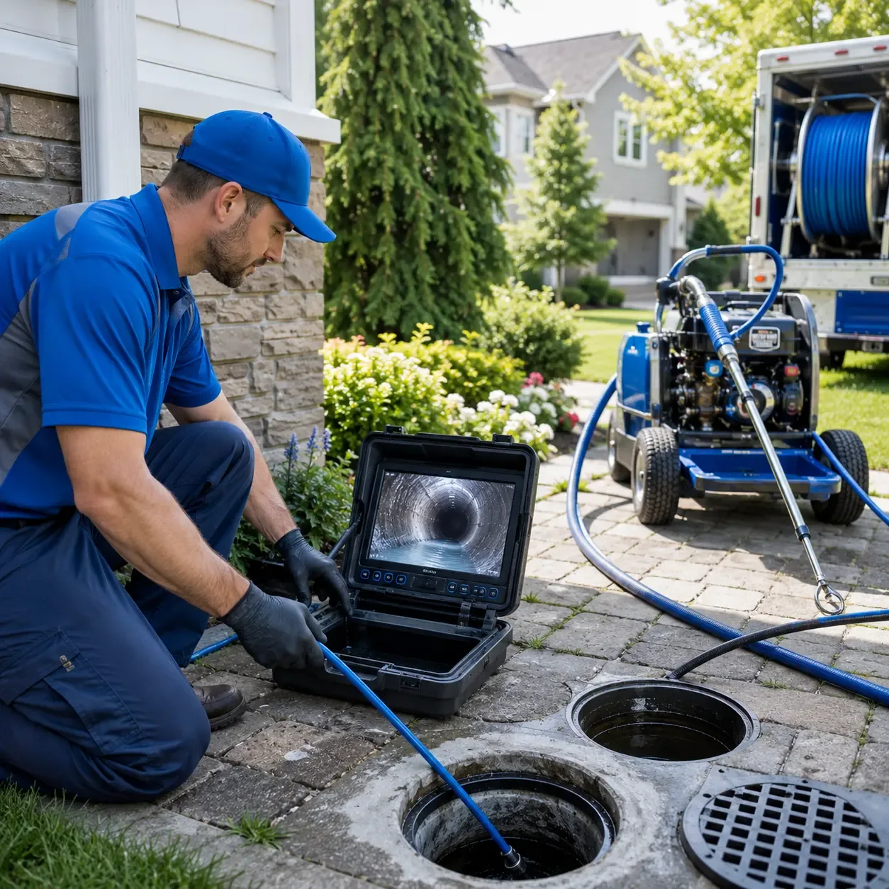 Outdoor drain cleaning professionals serving Childersburg, AL